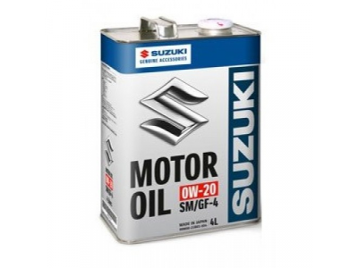 SUZUKI 0W-20 (4л) моторное масло от Suzuki SUZUKI 0W-20 (4л) моторное масло